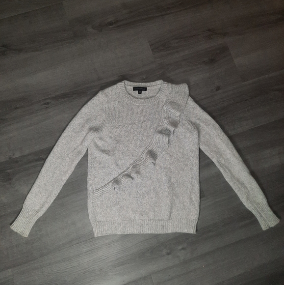 Banana Republic Ruffle Front Crewneck Sweater - Picture 2 of 6